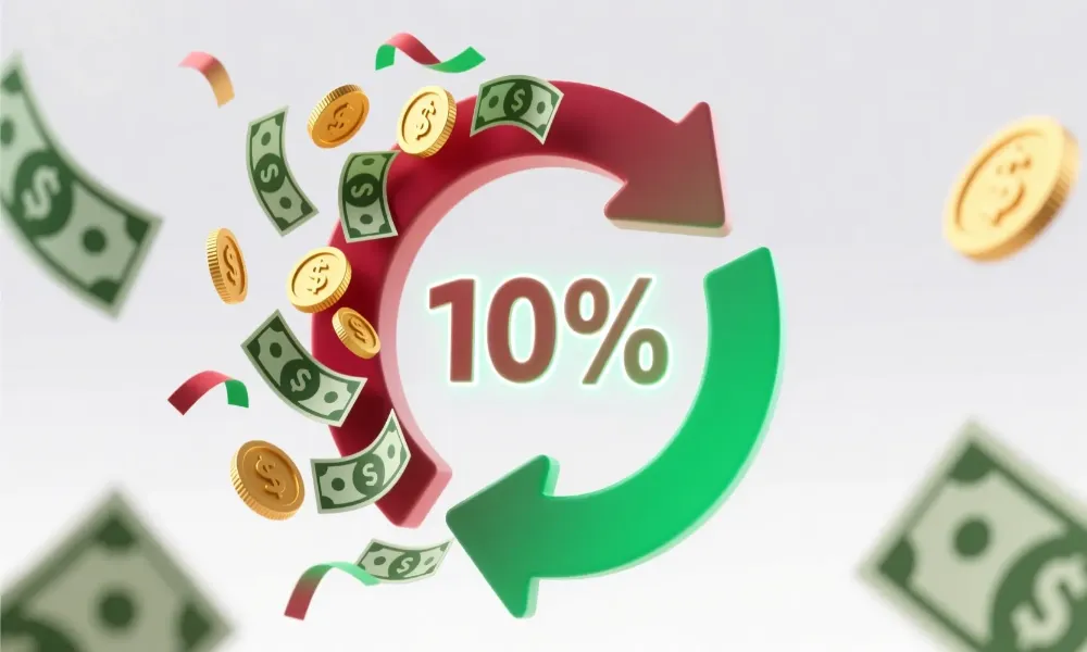 Cashback bukmacherski - zwrot części przegranych pieniędzy jako bonus