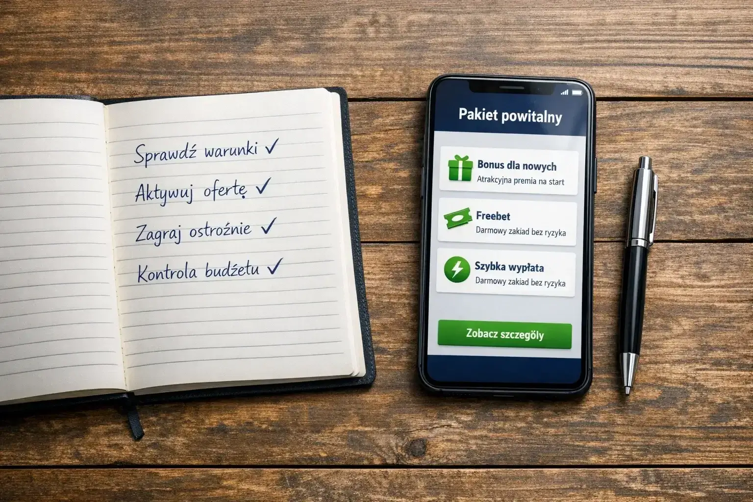 Struktura pakietu powitalnego STS